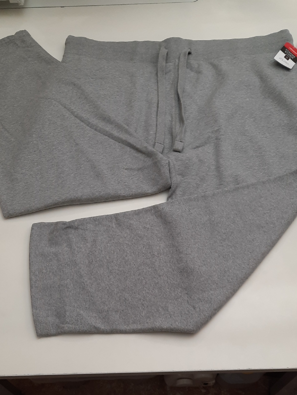 Xersion Men's Light Gray Jogger Sweatpants with Drawstring NEW WITH TAGS - 3X
